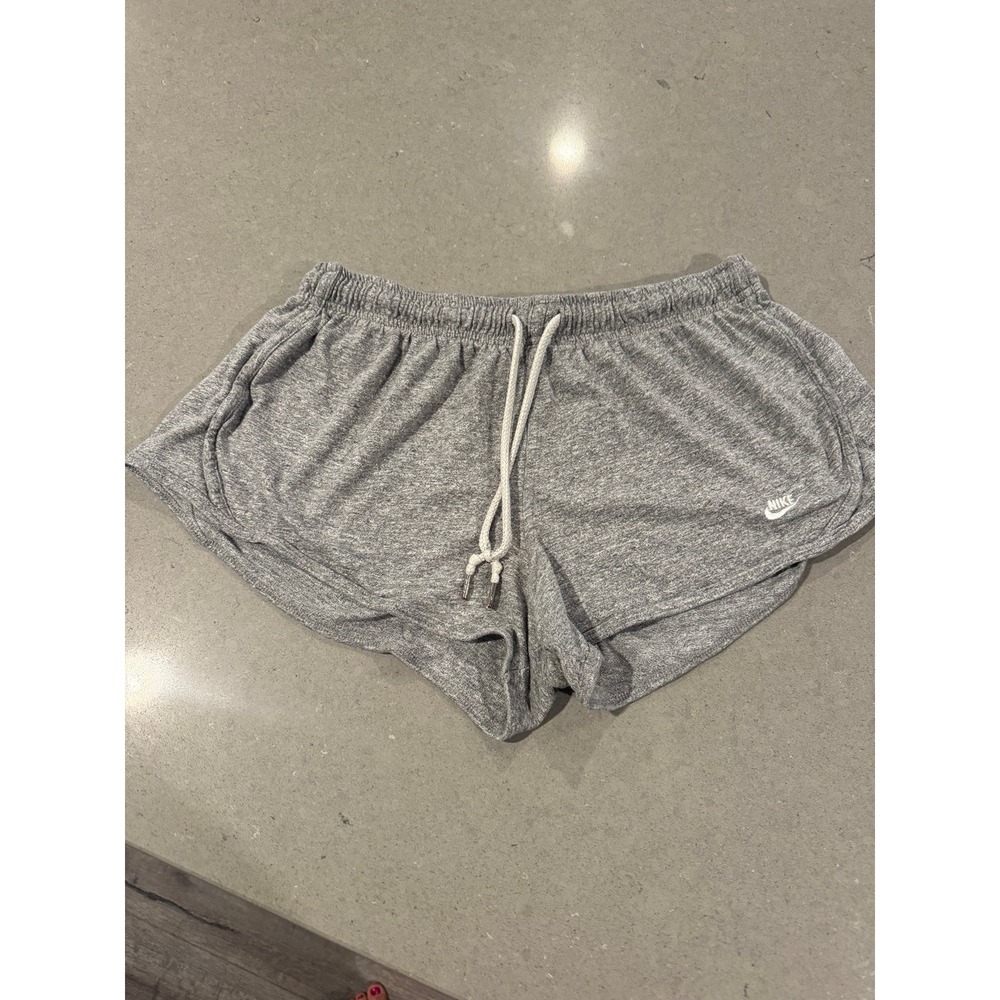 Nike Gray Drawstring Athletic Shorts